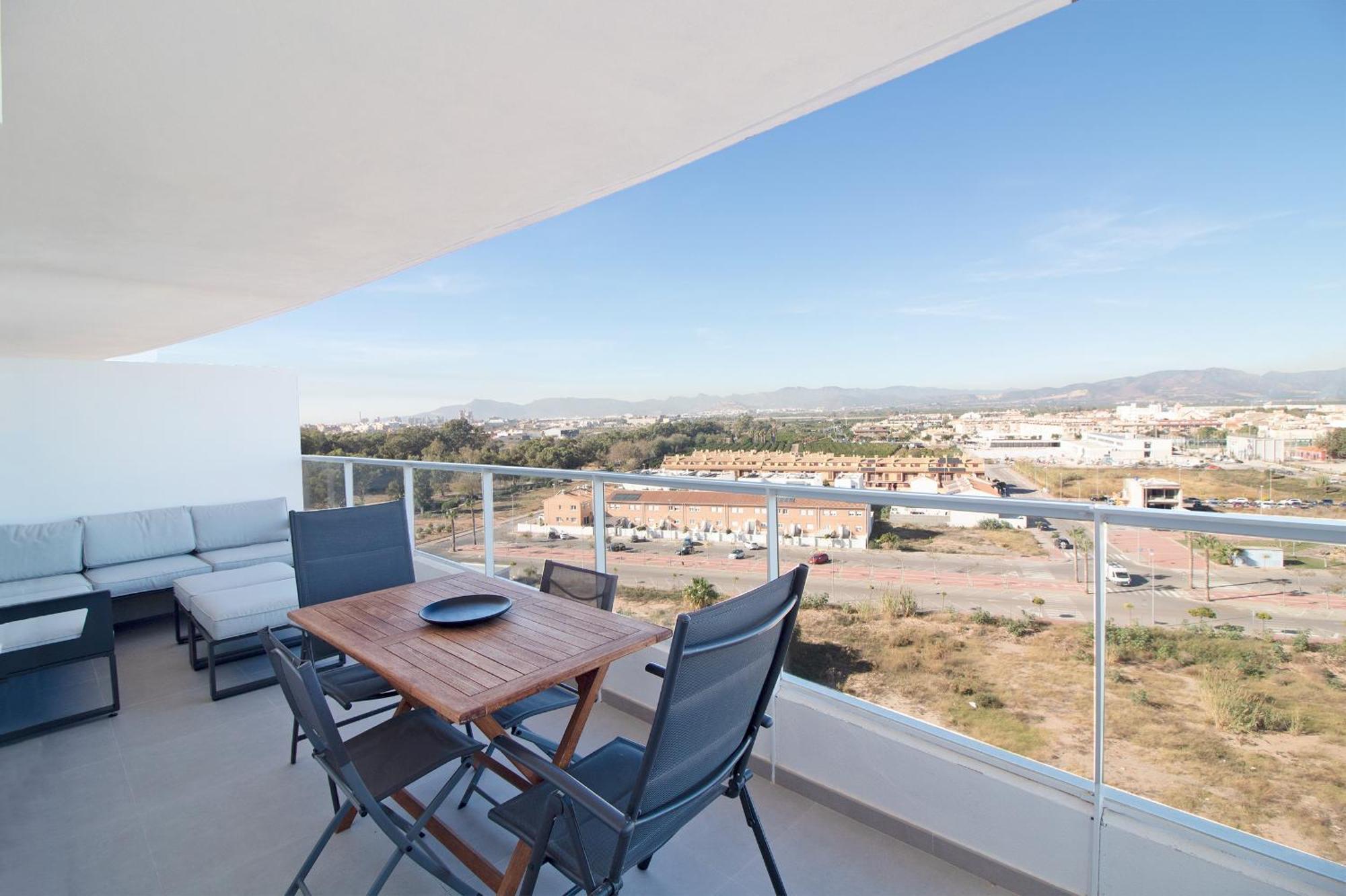 Global Properties, Apartamento Con Terraza Y Vistas Al Mar Y A La Montana Canet d'En Berenguer Zewnętrze zdjęcie